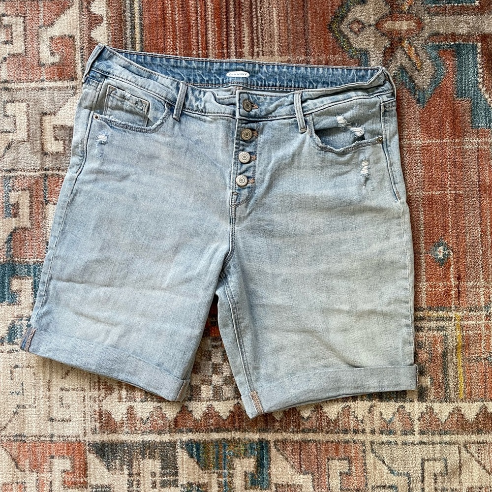 Old Navy Light Blue Women's Bermuda Shorts